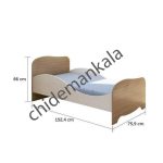 تخت خواب یک نفره مدلZ01 - Image 3