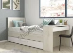 تخت خواب یک نفره با تخت کشویی به همراه میز تحریر