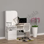 میز تحریر با کتابخانه و کشو مدل B02 - Image 2