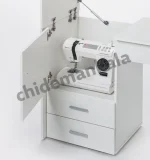 میز چرخ خیاطی خانگی/ نمایی از محل قرار گیری چرخ خیاطی
