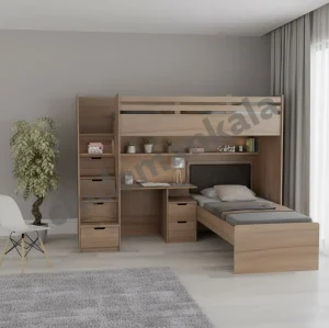 تخت خواب دوطبقه نوجوان مدل T144